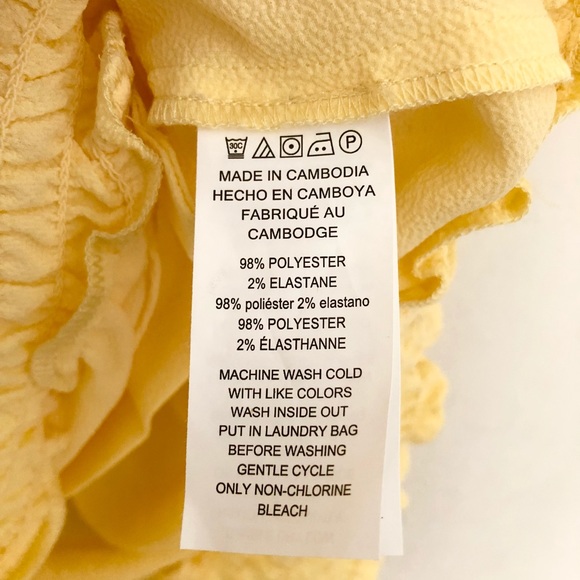 Michael Kors Yellow blouse. P/S size. Not Used. - Picture 8 of 8